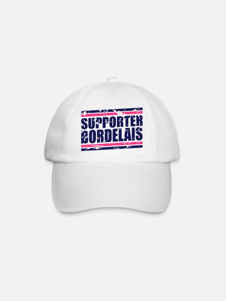 Denken Vintage Bordeaux - Baseballkappe - Weiß/Weiß