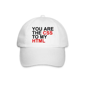 css to my html - Baseballkappe - Weiß/Weiß - Vorne