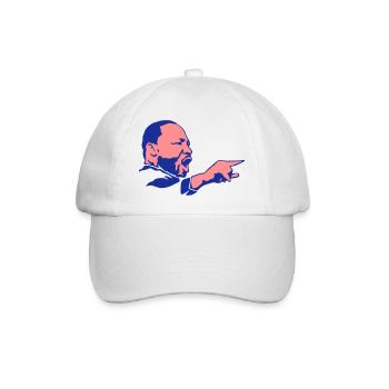 martin luther king Gesicht politischer Führer - Baseballkappe - Weiß/Weiß - Vorne