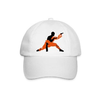 Kung fu - Baseballkappe - Weiß/Weiß - Vorne