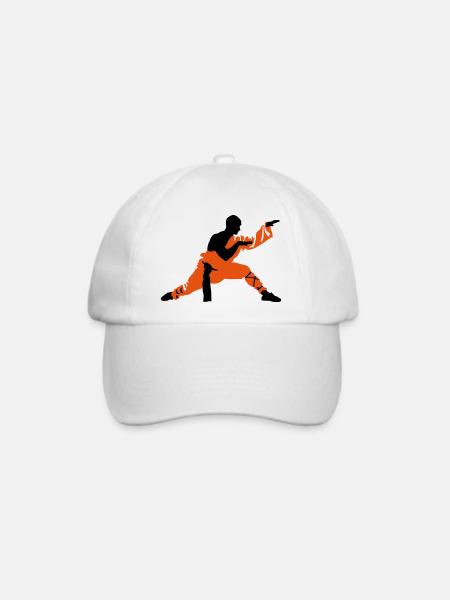 Kung fu - Baseballkappe - Weiß/Weiß