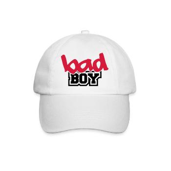 Bad Boy - Baseballkappe - Weiß/Weiß - Vorne