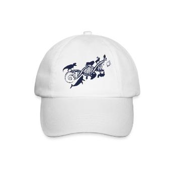 Evolution - Baseballkappe - Weiß/Weiß - Vorne