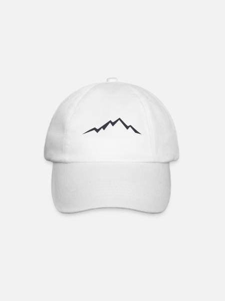 Berg Mountain - Baseballkappe - Weiß/Weiß