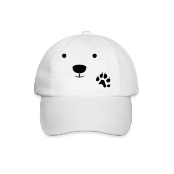 Polar Bear - Baseballkappe - Weiß/Weiß - Vorne