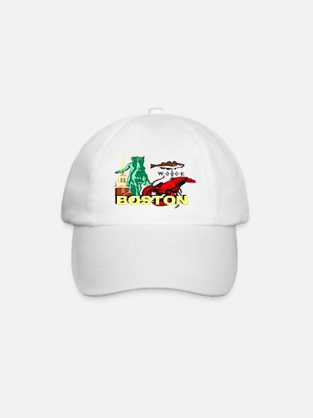 Boston - Baseballkappe - Weiß/Weiß