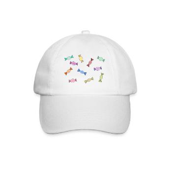 Bonbons - Baseballkappe - Weiß/Weiß - Vorne