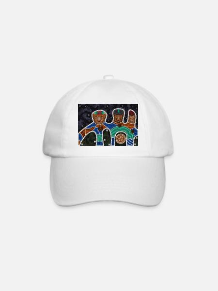 Freundschaft - Baseballkappe - Weiß/Weiß