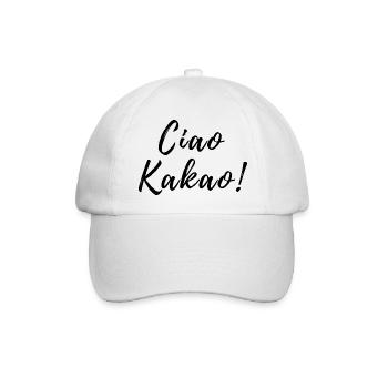Ciao Kakao! - Baseballkappe - Weiß/Weiß - Vorne