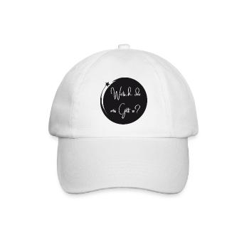 Wetsch du mis Gotti si? - Baseballkappe - Weiß/Weiß - Vorne
