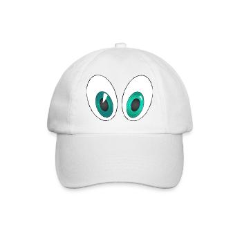 Augen 3 - Baseballkappe - Weiß/Weiß - Vorne