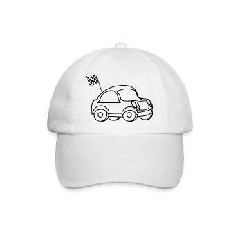 Car Auto - Baseballkappe - Weiß/Weiß - Vorne