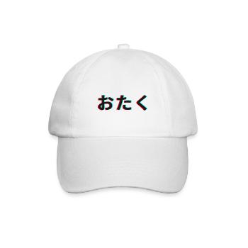 Otaku, Japan - Baseballkappe - Weiß/Weiß - Vorne