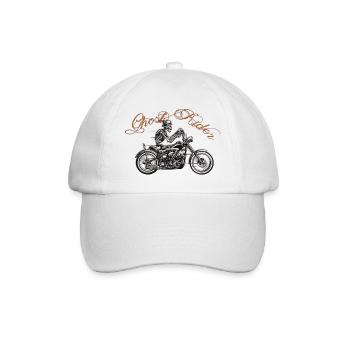 Ghost Rider1 - Baseballkappe - Weiß/Weiß - Vorne