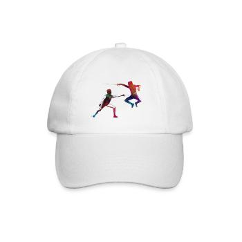 Fechtsportartikel #fencing #sport - Baseballkappe - Weiß/Weiß - Vorne