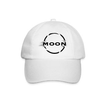 moon Mond - Baseballkappe - Weiß/Weiß - Vorne