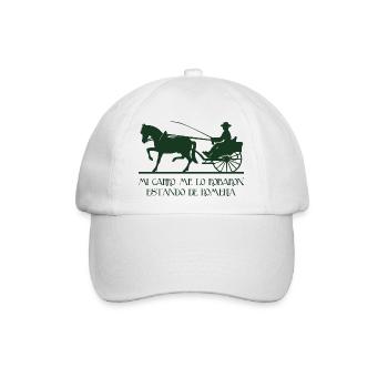Mein Wagen - Baseballkappe - Weiß/Weiß - Vorne