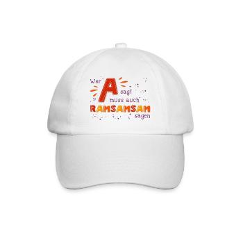 Aramsamsam - Baseballkappe - Weiß/Weiß - Vorne