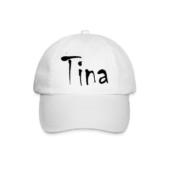 tina - Baseballkappe - Weiß/Weiß - Vorne