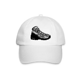 Wander Freundin Wanderschuhe Boots Naturfreundin - Baseballkappe - Weiß/Weiß - Vorne