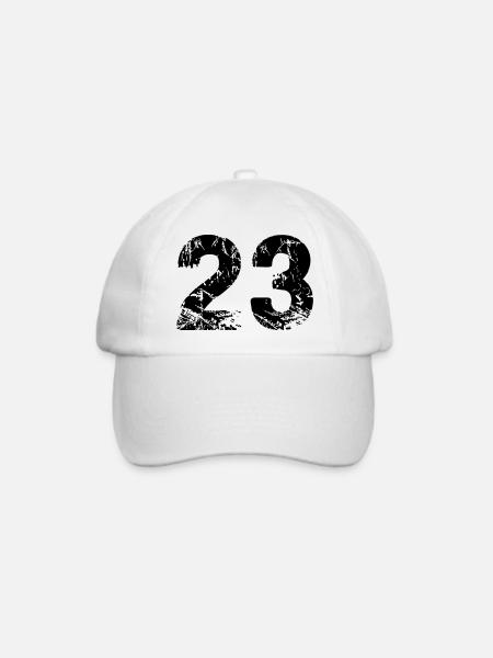 23 - Baseballkappe - Weiß/Weiß