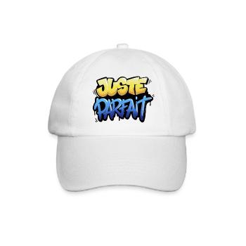 Einfach perfekt - Baseballkappe - Weiß/Weiß - Vorne