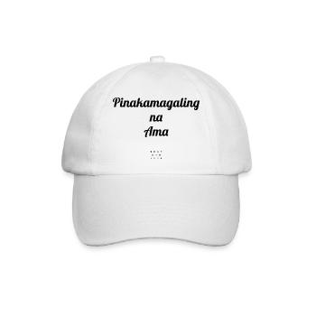 Filipino - Baseballkappe - Weiß/Weiß - Vorne