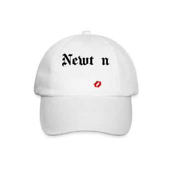Isaac Newton - Baseballkappe - Weiß/Weiß - Vorne