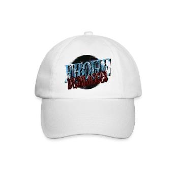 blüten drunk christmas gerechtigkeitsliga rentiere - Baseballkappe - Weiß/Weiß - Vorne