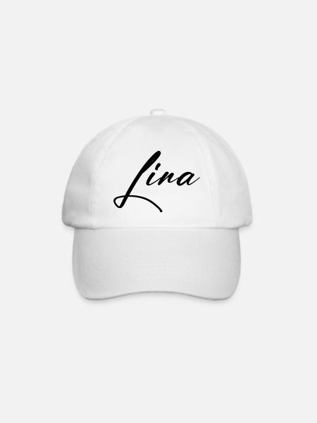 lina - Baseballkappe - Weiß/Weiß