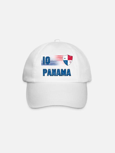 Panama Fußball Mannschaft - Baseballkappe - Weiß/Weiß