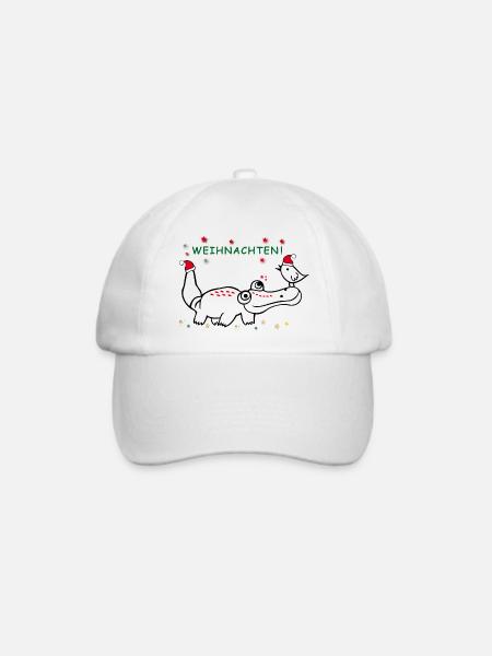 Weihnachten, merry christmas - Baseballkappe - Weiß/Weiß