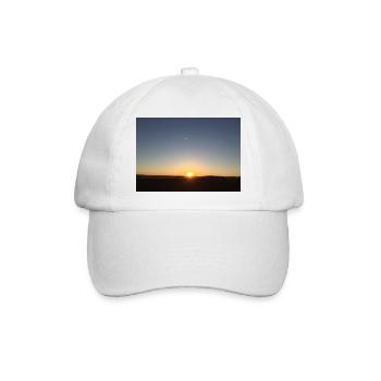 Sonnenaufgang - Baseballkappe - Weiß/Weiß - Vorne