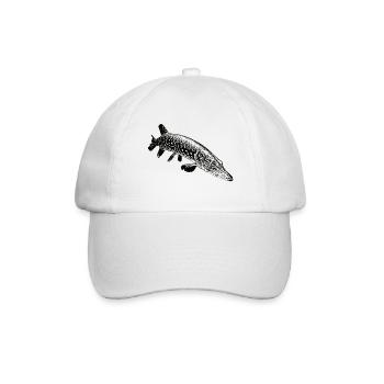 Hecht - Baseballkappe - Weiß/Weiß - Vorne