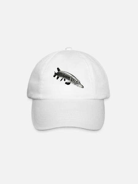 Hecht - Baseballkappe - Weiß/Weiß