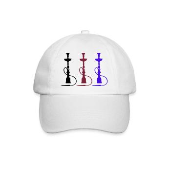 Shisha - Baseballkappe - Weiß/Weiß - Vorne
