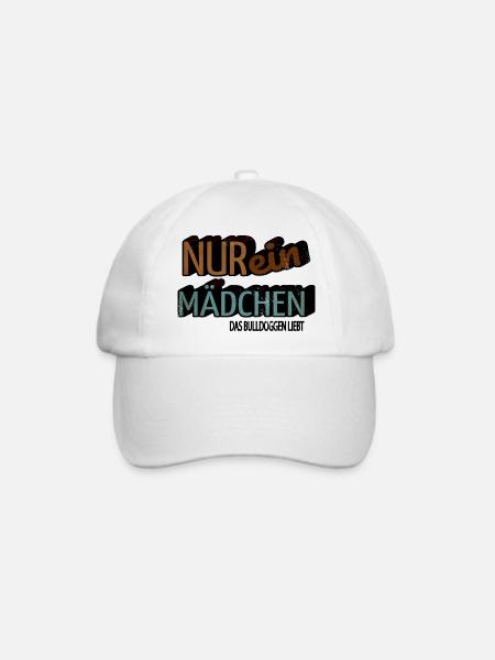 lieben cool statement pfote bachhund terrier - Baseballkappe - Weiß/Weiß