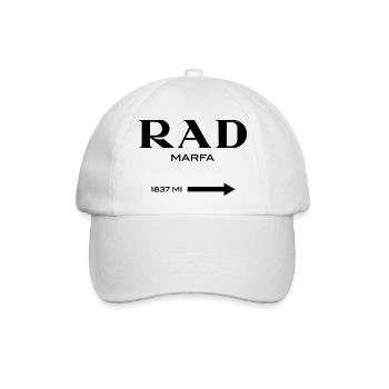 RAD MARFA 1837 MI USA - Baseballkappe - Weiß/Weiß - Vorne