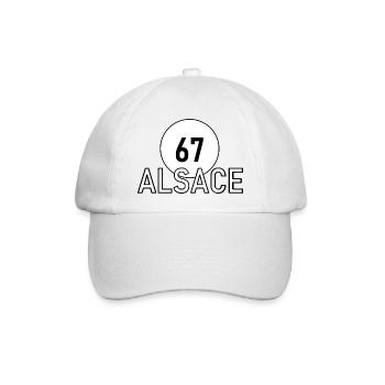 Elsass N67 - Baseballkappe - Weiß/Weiß - Vorne