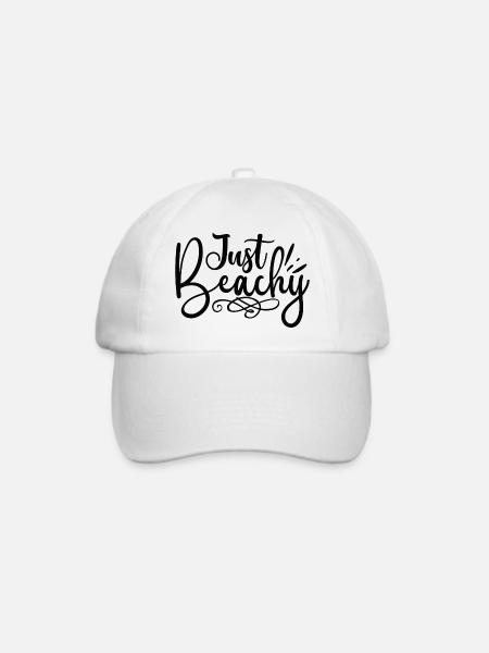 Just Beachy - Baseballkappe - Weiß/Weiß