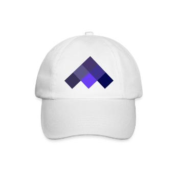 Geometrisch - Baseballkappe - Weiß/Weiß - Vorne