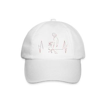 Mutter Tochter Familien Geschenk - Baseballkappe - Weiß/Weiß - Vorne