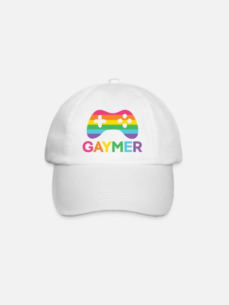 LGBT Pride Month - Gaymer - Baseballkappe - Weiß/Weiß