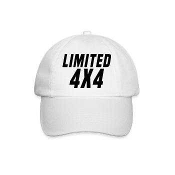 Limited 4x4 Allradantrieb - Baseballkappe - Weiß/Weiß - Vorne
