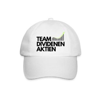 TEAM DIVIDENEN AKTIEN - Baseballkappe - Weiß/Weiß - Vorne