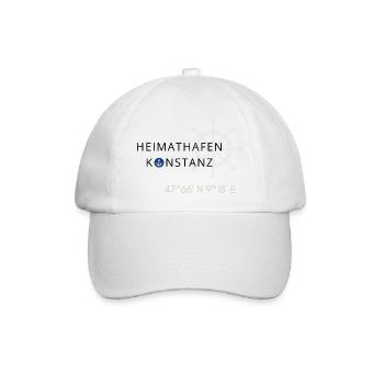 Heimathafen Konstanz - Baseballkappe - Weiß/Weiß - Vorne