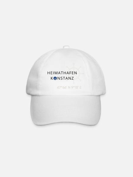 Heimathafen Konstanz - Baseballkappe - Weiß/Weiß