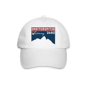 Dreitorspitze Söllerpass Überschreitung Wandern - Baseballkappe - Weiß/Weiß - Vorne
