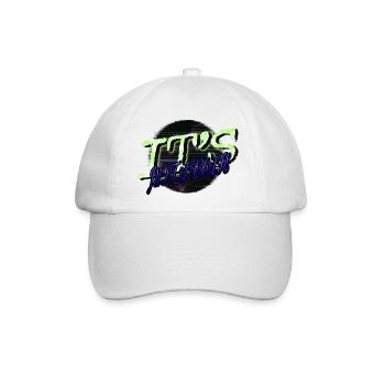 conspiracy bday spaceship gift present idea - Baseballkappe - Weiß/Weiß - Vorne