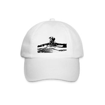 BMX - Baseballkappe - Weiß/Weiß - Vorne